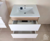 Мебель для ванной комнаты КВАДРО, "Белая эмаль"